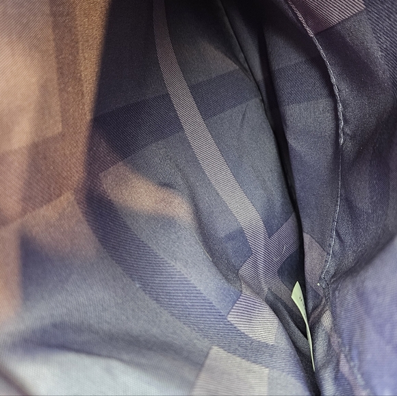 Joy by Joy Mangano Purple and Camel Leather Crossbody Bag Shoulder Purse - Picture 9 of 9